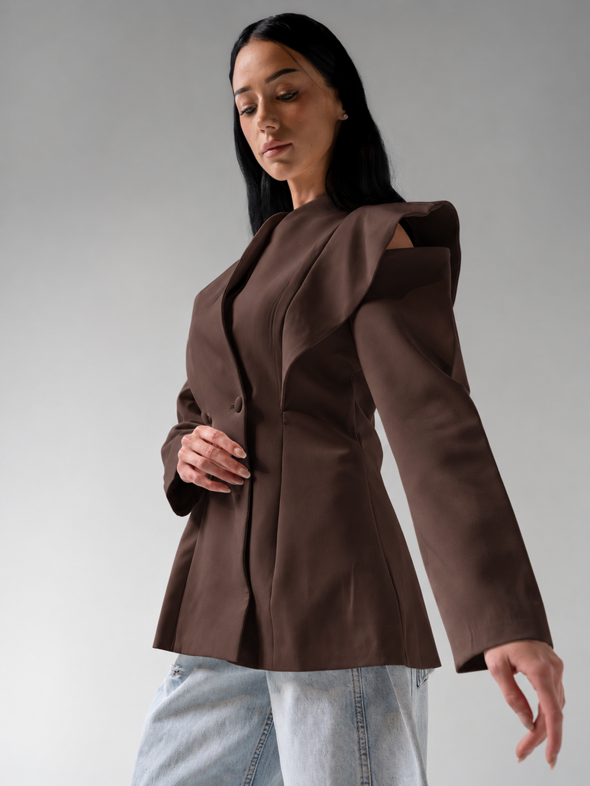 VALENTINA SCULPTED BLAZER