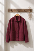 Burgundy Bloom Jacket