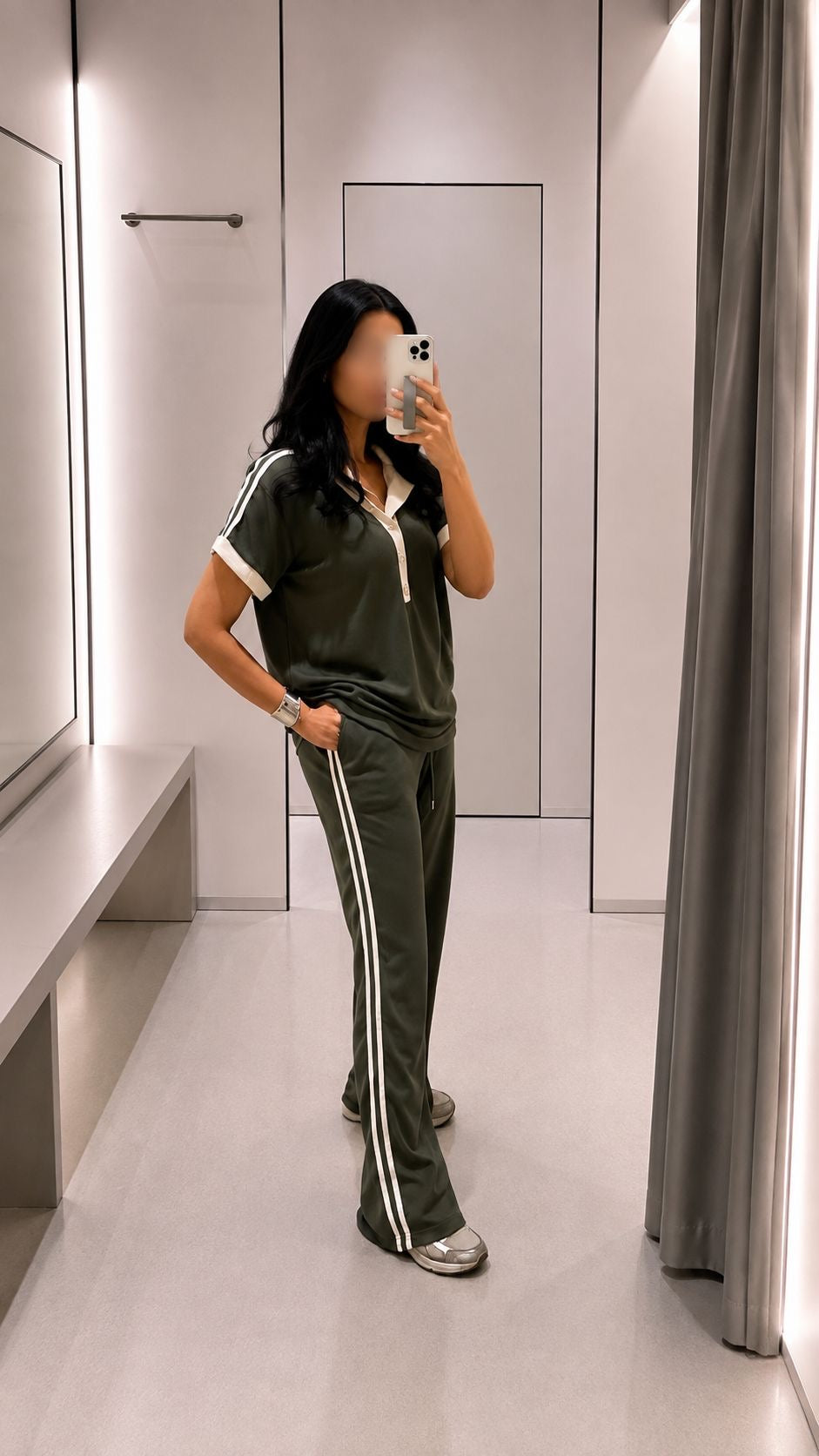 The Retro Polo Wide Matching Set