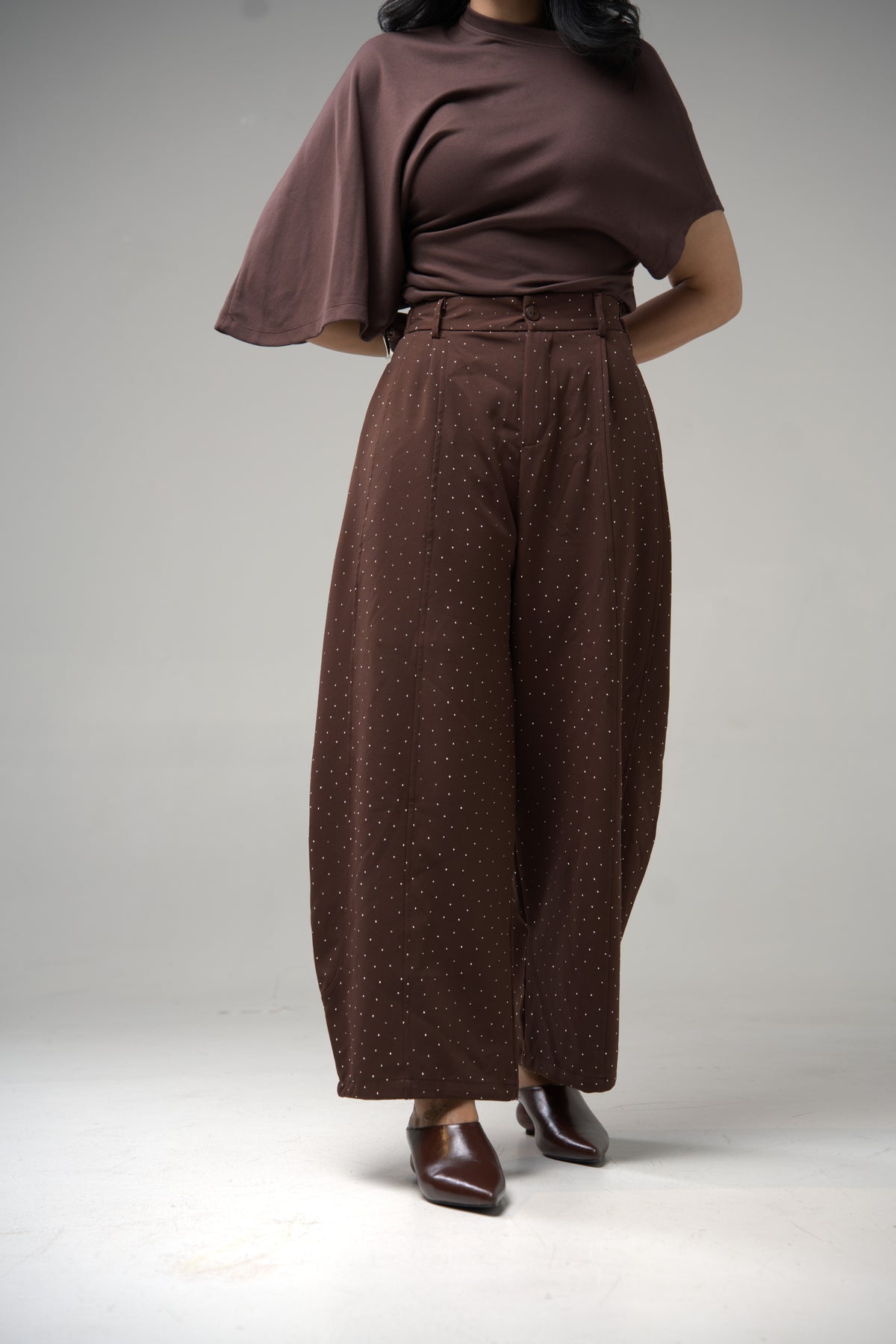 LUMI Crystal Wide-Leg Pants