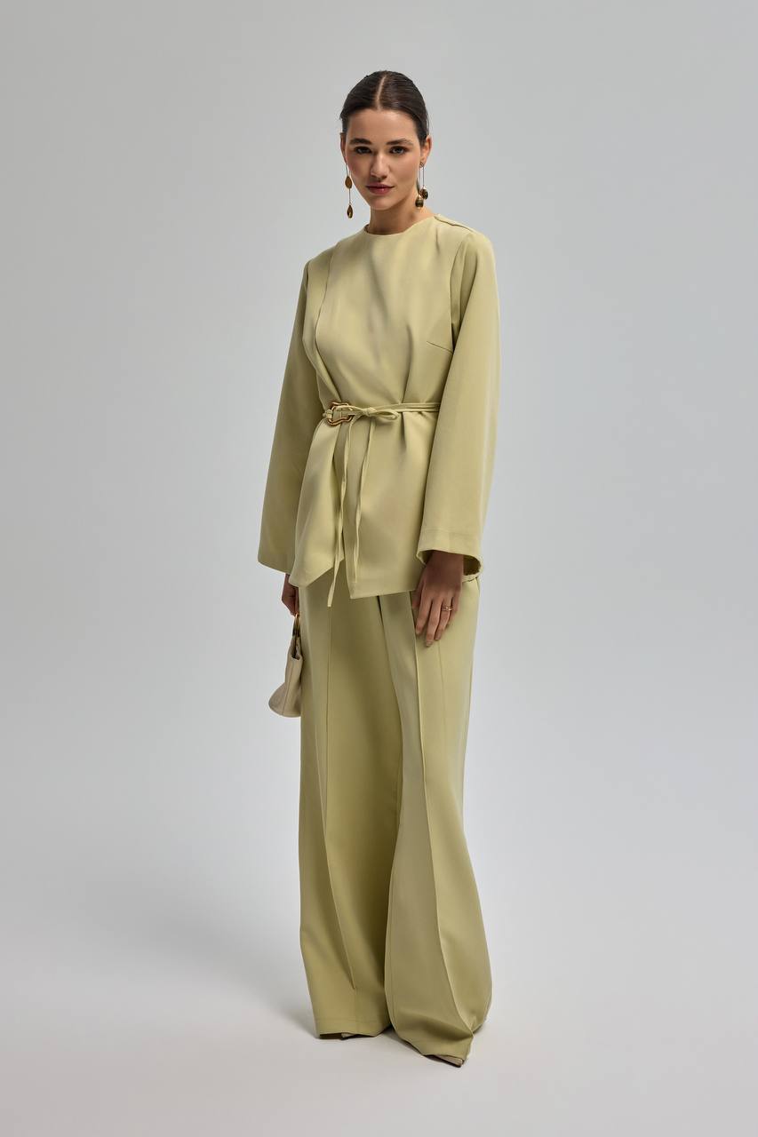 The Valentina Set - Cream full length