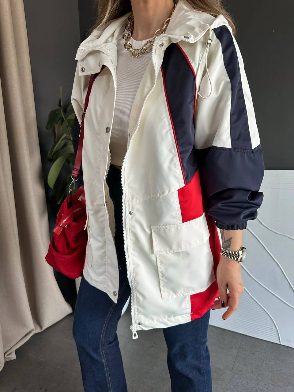 Urban Edge Colorblock Jacket - Side view