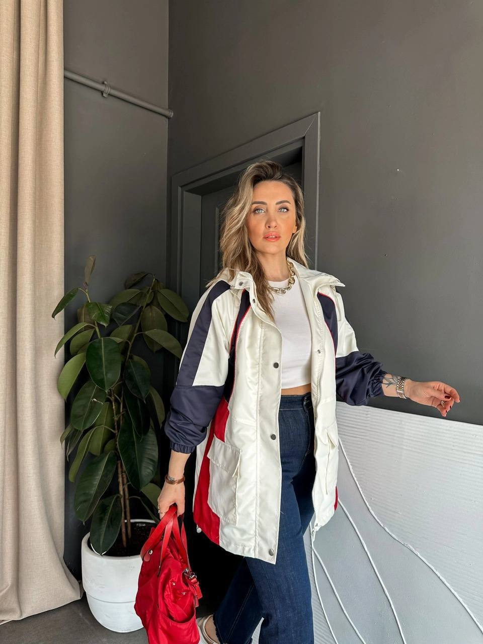 Urban Edge Colorblock Jacket - Front view