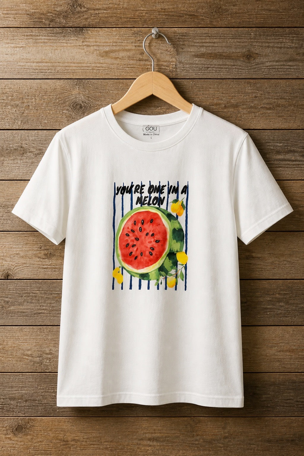 The One in a Melon Tee - Flat hanger product shot