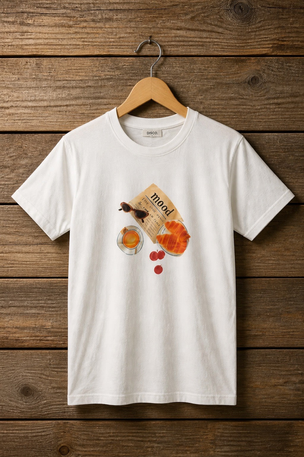 The Morning Mood Tee - Flat hanger product shot