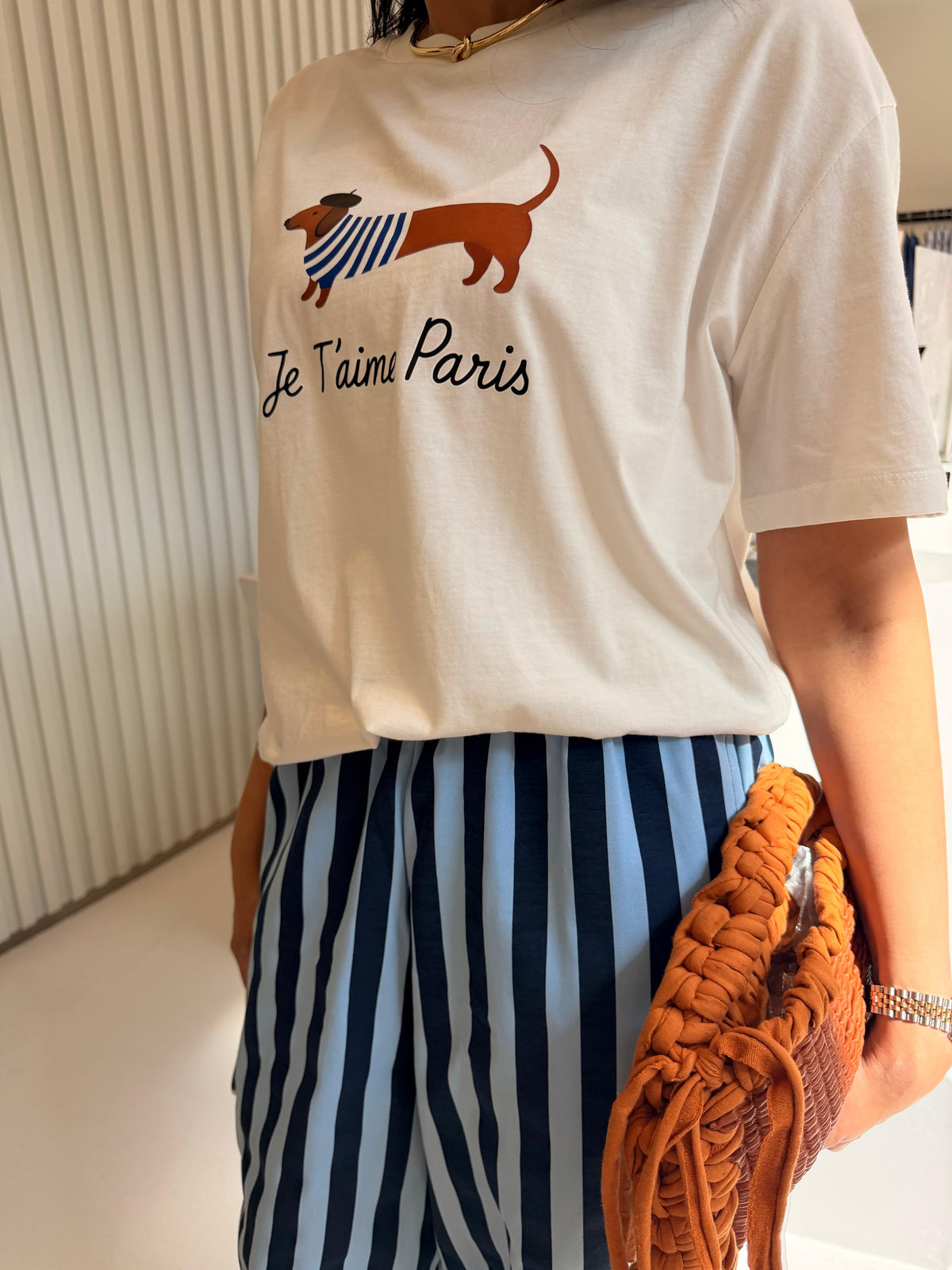 The Riviera Striped Wide Pants